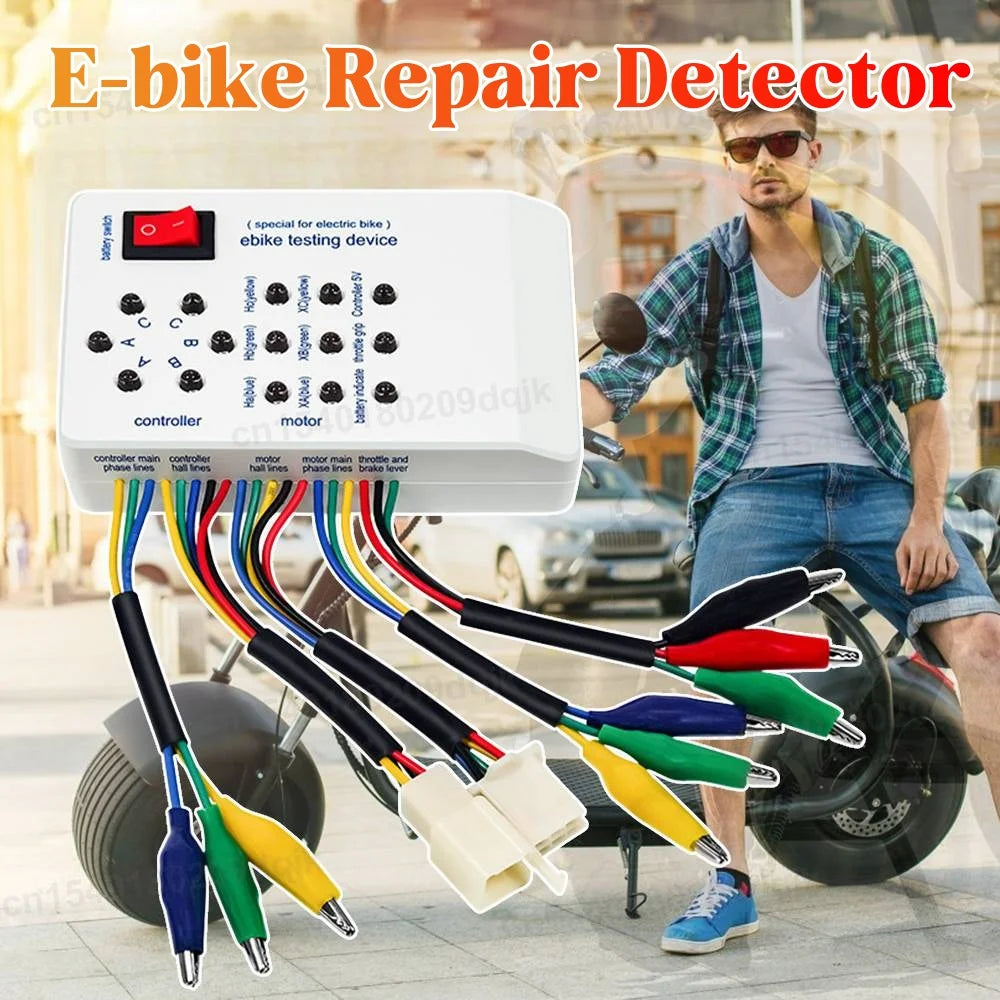 Compact 24V/36V/48V/60V/72V Electro Car E-bike Scooter Brushless Motor Controller Tester Excellent Performance Testing