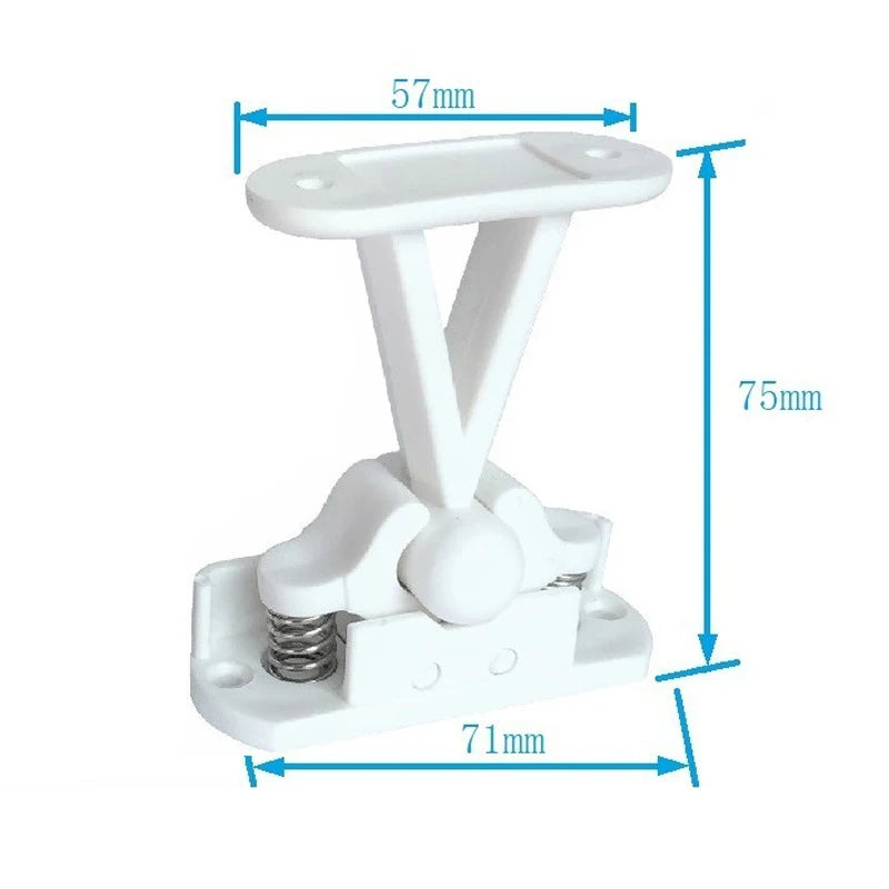 Accesorios de modificación para remolques y vehículos recreativos, hebilla de nailon, retenedor de puerta para caravanas, autocaravanas, barcos, clip de tope de puerta