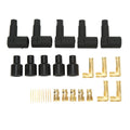 30PCS Spark Plug Coil Wire Boot Black Rubber Material Terminal Kit Fit for 6‑10mm Wires new