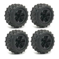 Skidproof Rubber Wheel Tyre Wear-resistant Off-road Vehicle Tire Upgarde Parts for Smax 1625 1635 Wltoys 144001 124018 HBX16889