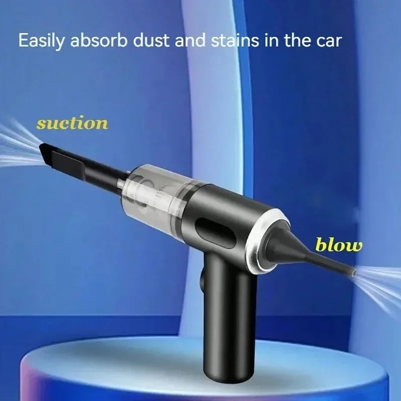 Car Vacuum Cleaner Compact Durable USB Rechargeable Recyclable Dirty Car Interior Car Protection Car Accessories tools