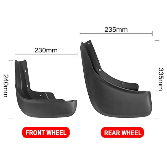 4Pcs Car Mudguards Mud Front And Rear Wheel Fenders For Volvo XC60 2013 2014 2015 2016 2017