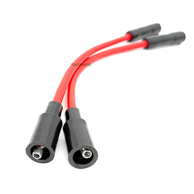 2 PCS 10.4mm 10mm Motorcycle Spark Plug Wire For Harley-davidson Softail Dyna FXD 1999-2017 Motorcycle Accessories