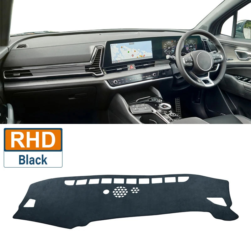 Car Accessories For Kia Sportage NQ5 2022 2023 2024 Dashboard Cover Avoid Light Pad Sun Shade Case Anti-UV Carpets Non-Slip Mats