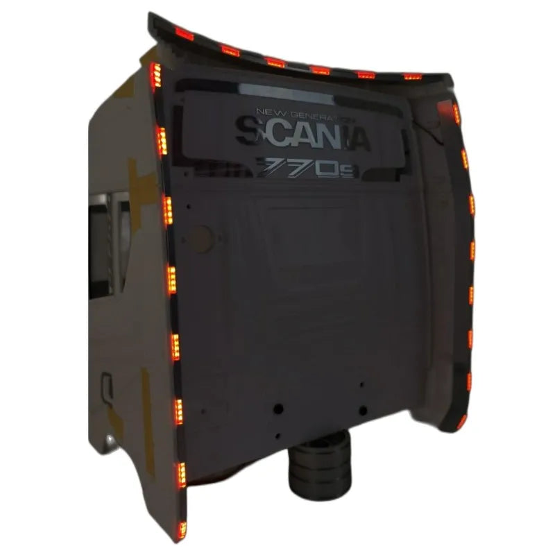 Side Lamp Bar Decorate Back Light for Tamiya 1/14 RC Truck Scania 770s 56368 Degree Upgrade Accessories