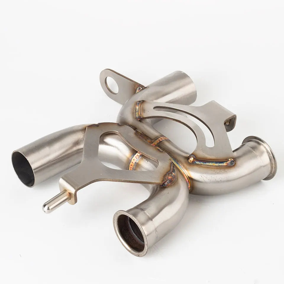 Motorcycle Exhaust  Link Pipe Escape Tube For Triumph Bonneville T120 EFI T100 900 Street Twin  1200 Thruxton R EFI 2016-2020