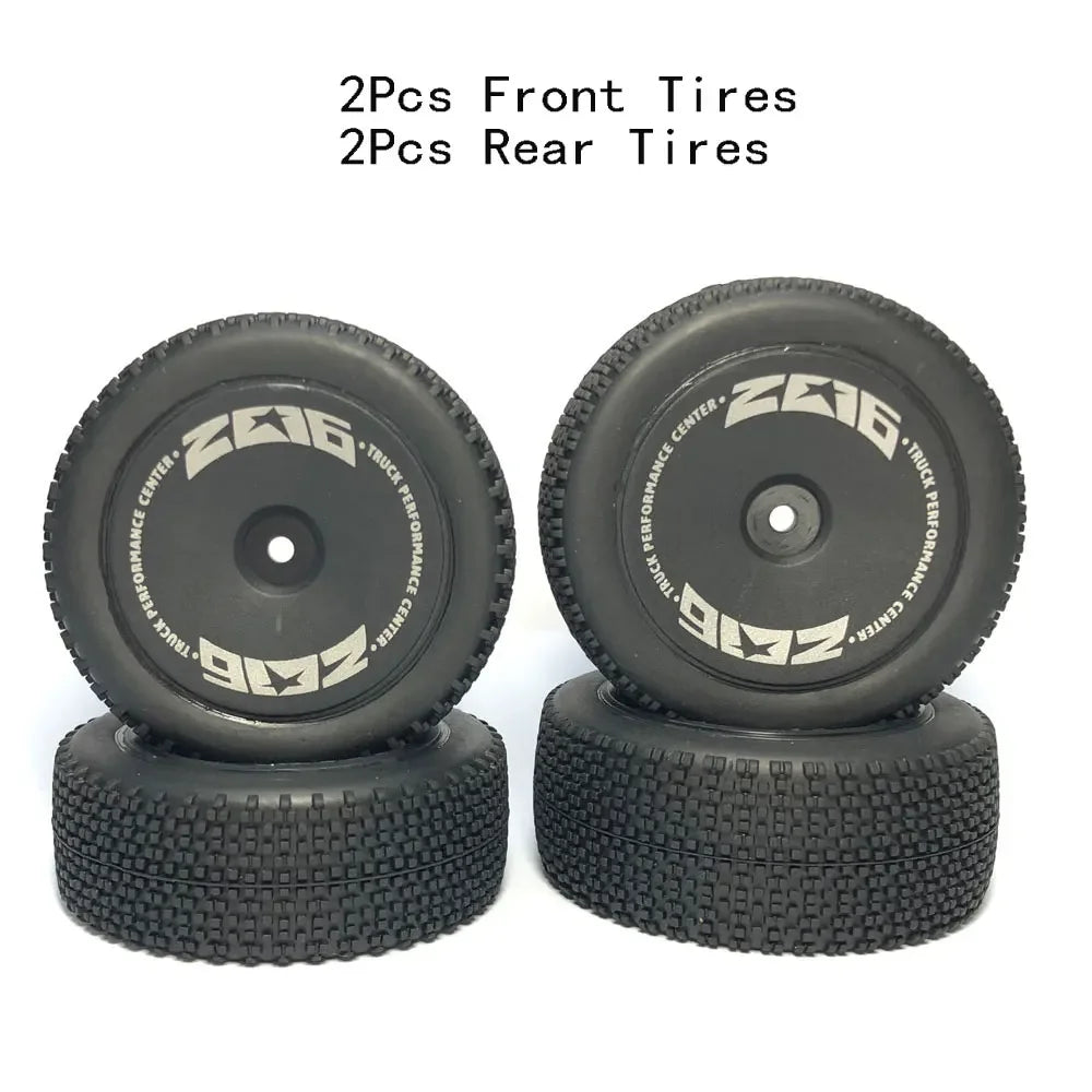 RC Car Wheels Orginal Tires for WLtoys 124016 124017 124019 124018 144001 144010 Remote Control Car Upgrade Parts Rubber Tyre