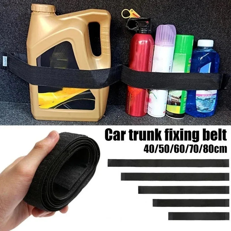 Car Trunk Organizer Black Magic Tapes Car Accessries Fixing Belt Storage Bag Tapes Fixed Auto Interior Storage and Organization