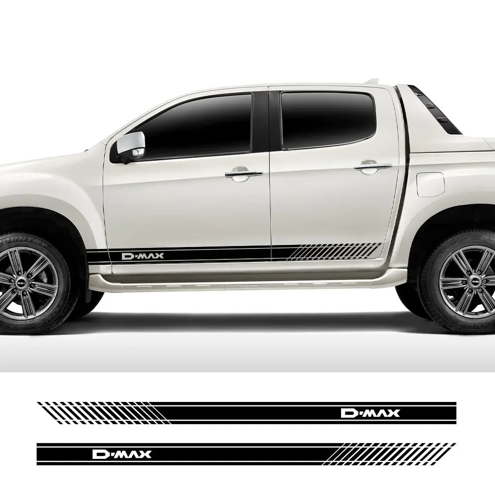 Pickup Body Side Stickers For Isuzu Dmax D Max Truck Hood Car Tailgate Decor Decals Trunk Vinyl Covers Auto Tuning Accessories