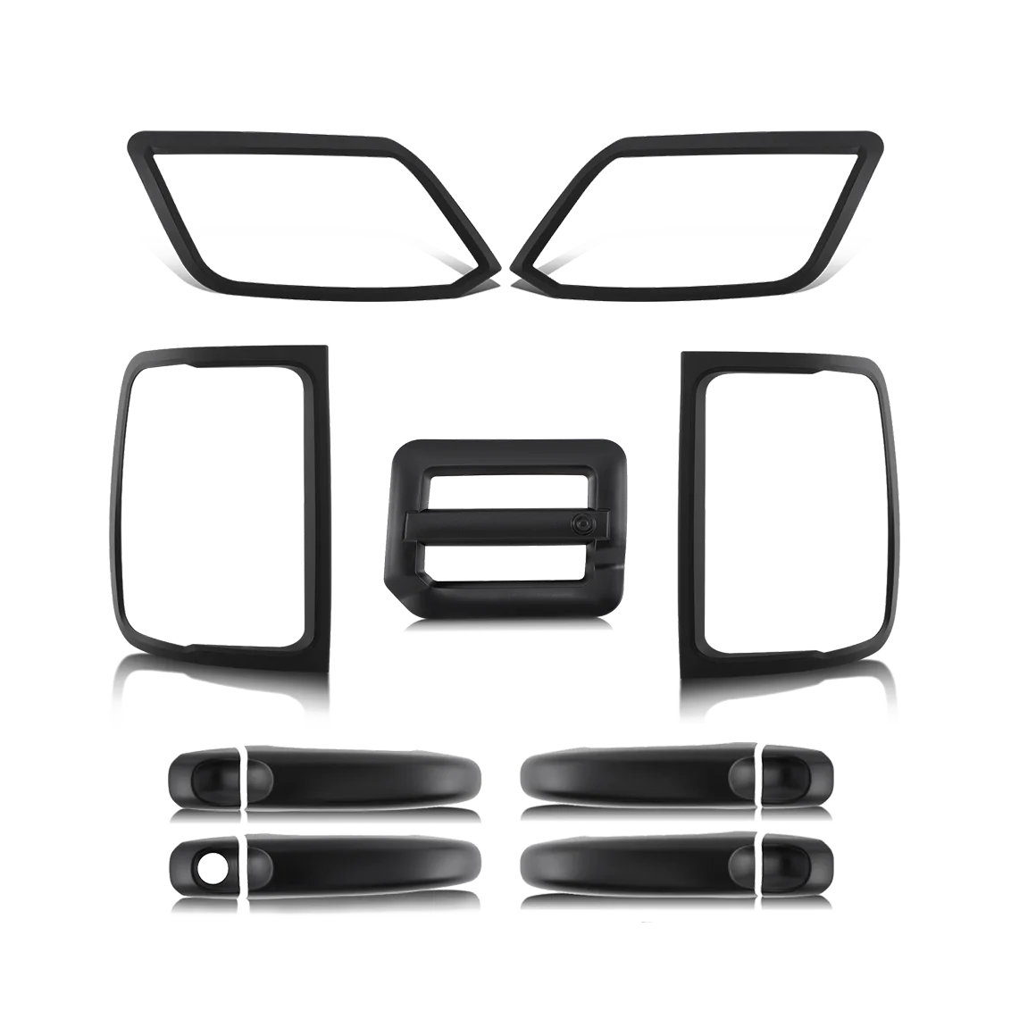 Car Exterior Accessories For VW Volkswagen Amarok 2009-2022 ABS Matte Black Protectors Cover Body Kits Auto Parts