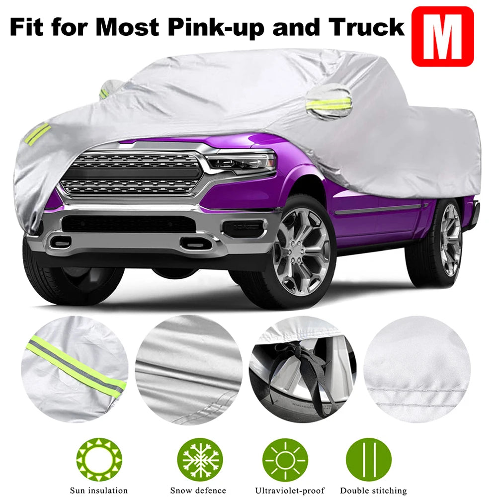 Truck Cover, All Season Car Cover for Pickup Truck, Against Dust, Debris, Windproof UV Protection Replacement for Ford Raptor