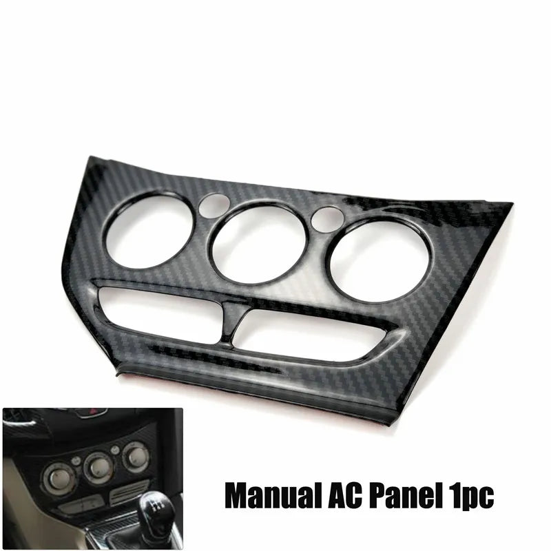 Accesorios de estilo de coche, embellecedor decorativo de fibra de carbono para Ford Focus 3 mk3 Sedán Hatchback 2012-2014