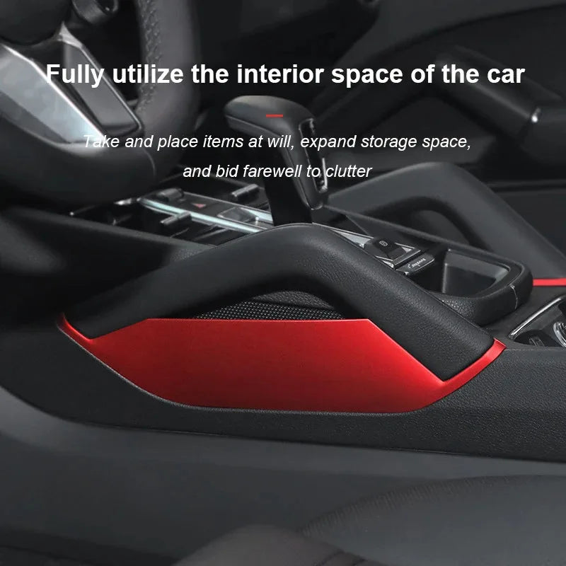 For Porsche Cayenne 2018 2019 2020 2021 2022 2023 ABS Car Central Control Armrest Storage Box Interior Modification Accessorie