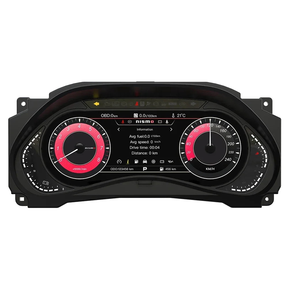 12.3" Digital Instrument Cluster for Nissan Patrol Armada Y62 LCD Dashboard Plug and play Original Car Cockpit Digital Kilometer