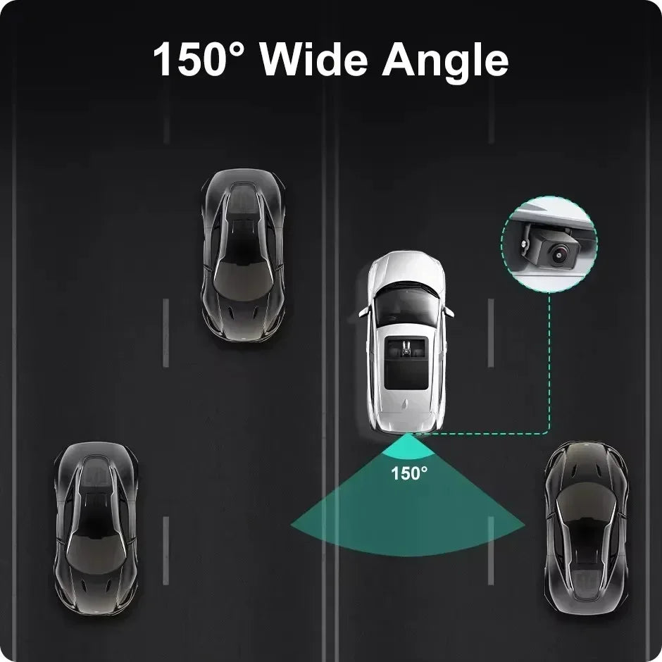 ADAS AI Intelligent Tracking Recognition Car Rear View Parking Cam AHD1080 720P Backup Camera Pedestrian Detection and Warning