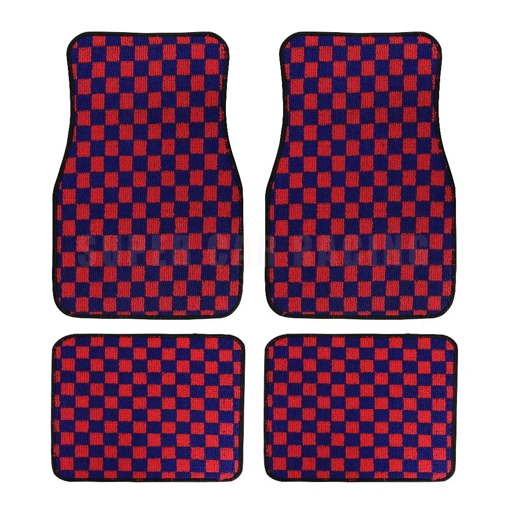 Automobile universal floor mat checkerboard floor mat mosaic grid car floor mat wear-resistant and anti slip floor mat parts