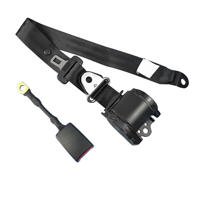 Cinturón de seguridad retráctil universal de 3 puntos con correas de seguridad ajustables para el conductor, accesorios para automóviles y camiones.