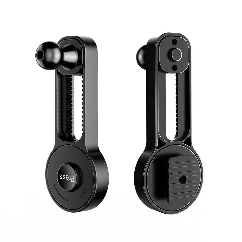 Car Phone Mount Accessory 360° Rotation Adjustable Extension Rod - Fits 17mm Ball Holder & Car Display Screen