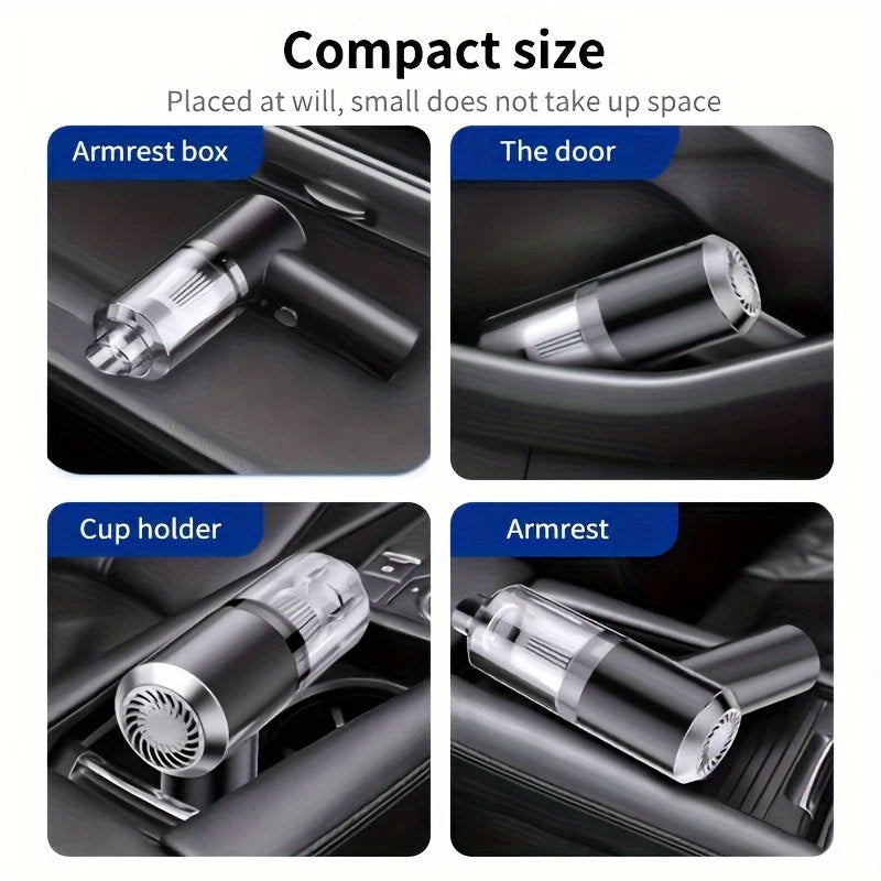 USB Charging Powerful 4 in1 2900000PA Car Vacuum Cleaner Wireless Blowing Suction Clean Machine Portable Vacuum Cleaner New