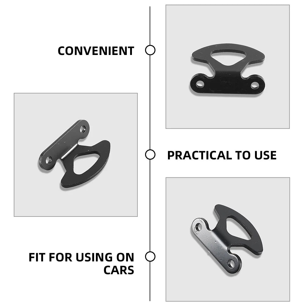 4 Pcs Trailer Chain Hooks Car Accessories Pickup Truck Cargo Tie down Anchors Gadgets