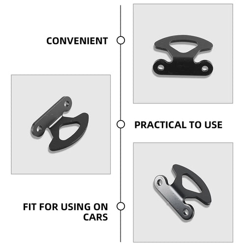 4 Pcs Trailer Chain Hooks Car Accessories Pickup Truck Cargo Tie down Anchors Gadgets