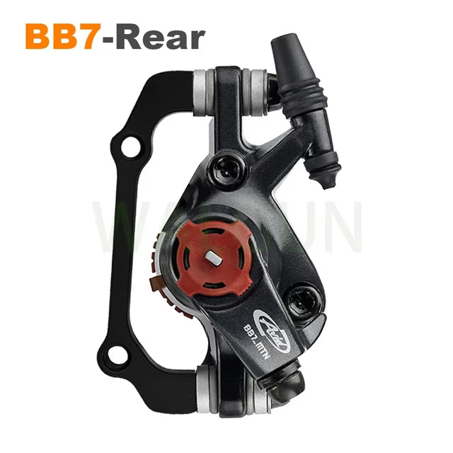 Kits de frenos MTB Disco de aceite Freno de disco hidráulico Pinzas de tracción de línea Pinza de freno delantera y trasera Bb5 Bb7 Sin frenos de rotor
