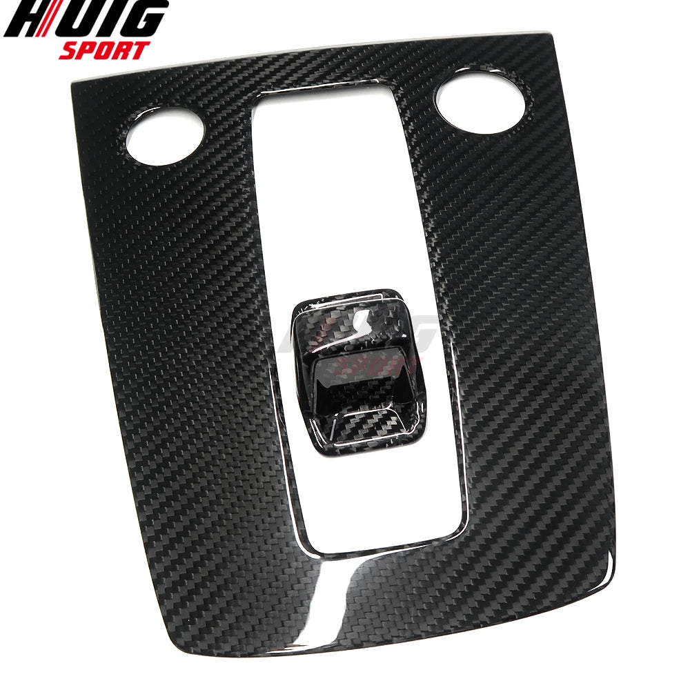 Car Inner Accessories For Audi RS3 S3 A3 8Y 2020 2021 2022 Carbon Fiber Center Console Gear Shift Head Knob Panel Cover Sticker