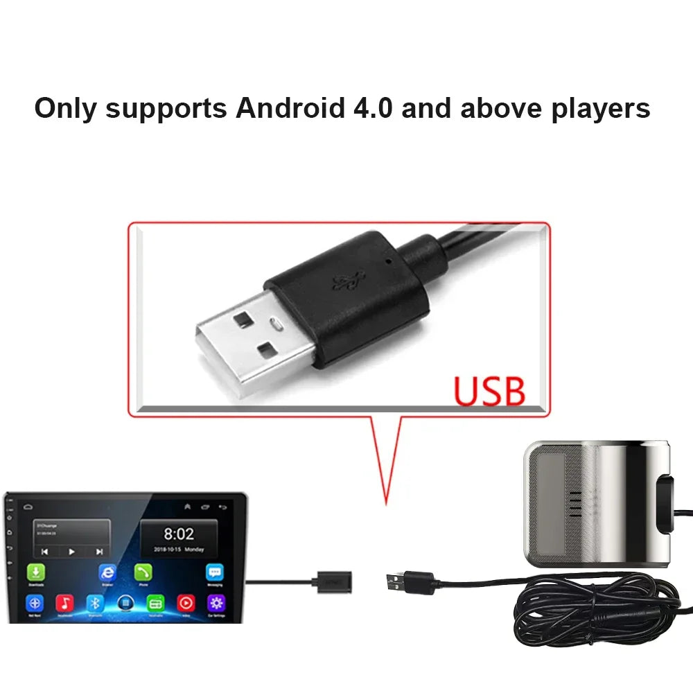 Car DVR Camera ADAS Car Dash Cam Android Player Navigation Dashcam DVRs Video HD 1080P Night Vision USB Dash Cam Auto Recorder