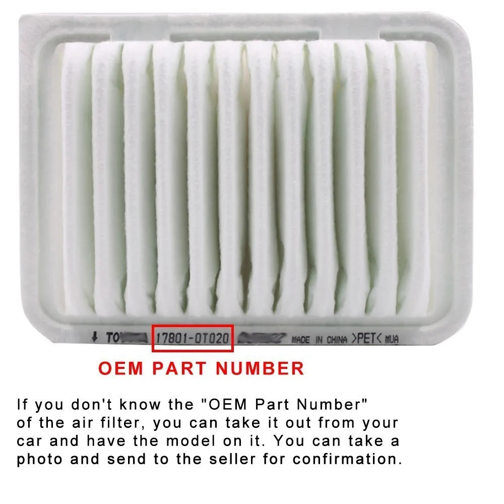 Car High Flow Sport Air Filter Car Power Filters Fit for Volkswagen Polo Golf V VI Skoda Rapid Fabia Octavia Seat Leon Ibiza