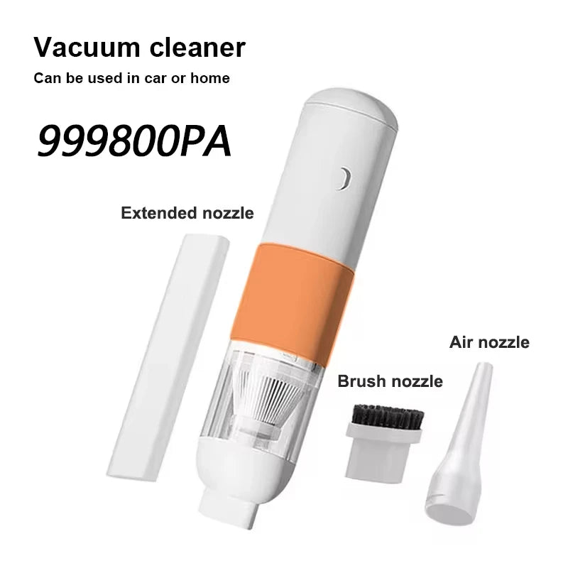Powerful Car Vacuum Cleaner High Suction Mini Wireless Handheld Cyclonic Vacuum Dust Catcher Home Car Wet Dry Rechargeable