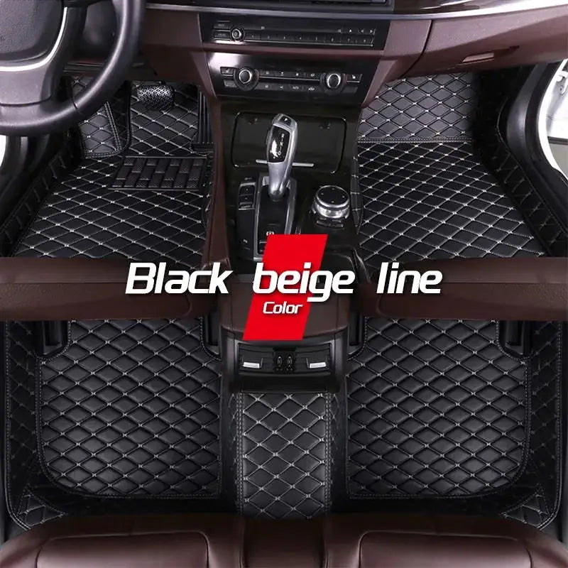 Custom Made Leather Car Floor Mats For Dacia Duster 2010 2011 2012 2013 2014 2015 2017 Carpets Rugs Foot Pads Accessories