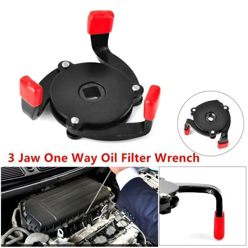 Universal 3 Jaw High Quality Oil Filter Remover Tool Cars Oil Filter Removal Tool Interface Special Tools Oil Filter Wrench Tool
