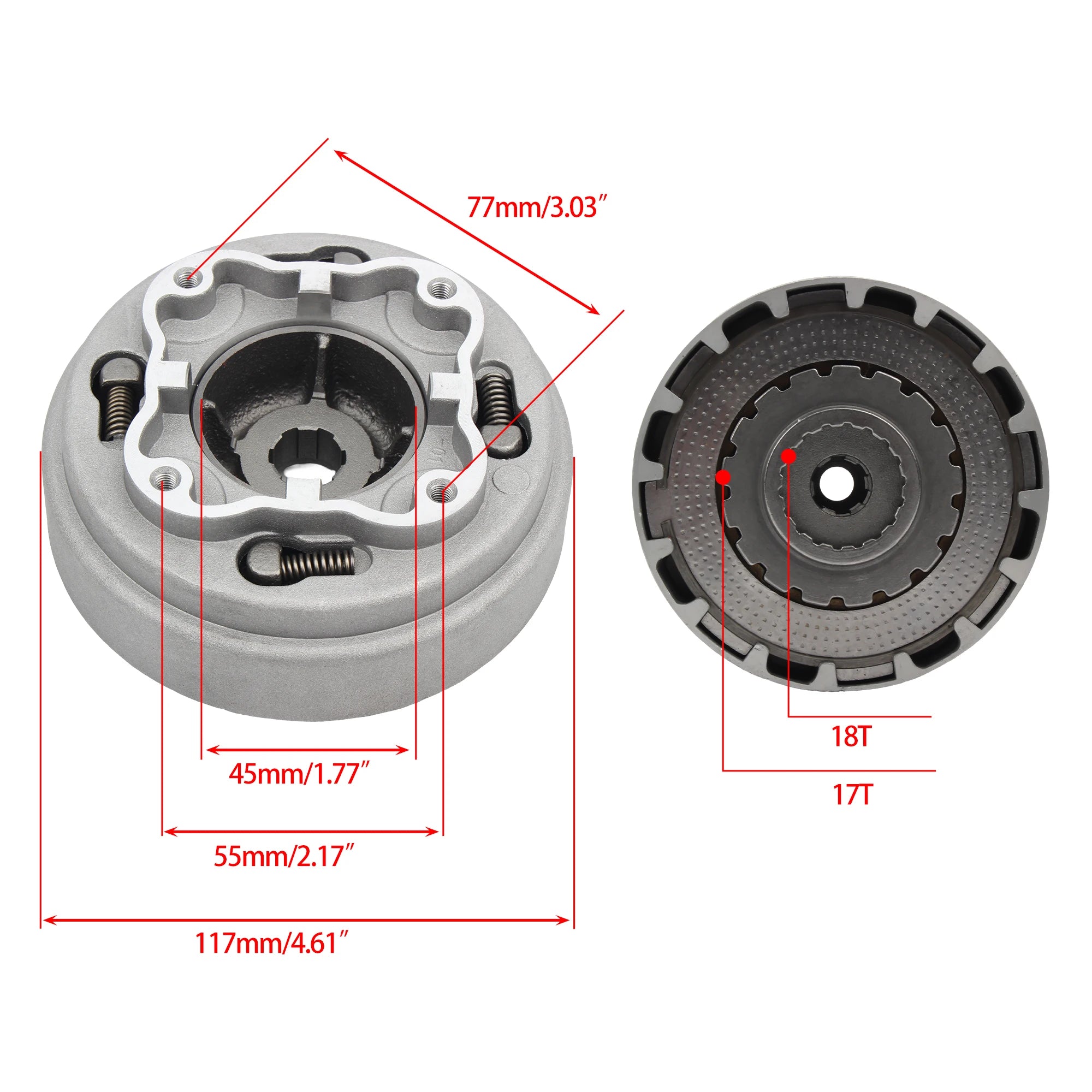 Motorcycle Heavy Duty Manual Clutch Set For Lifan 50cc 70cc 90cc 110cc 125cc Engine Dirt Pit Bike ATV Motocross Accessories