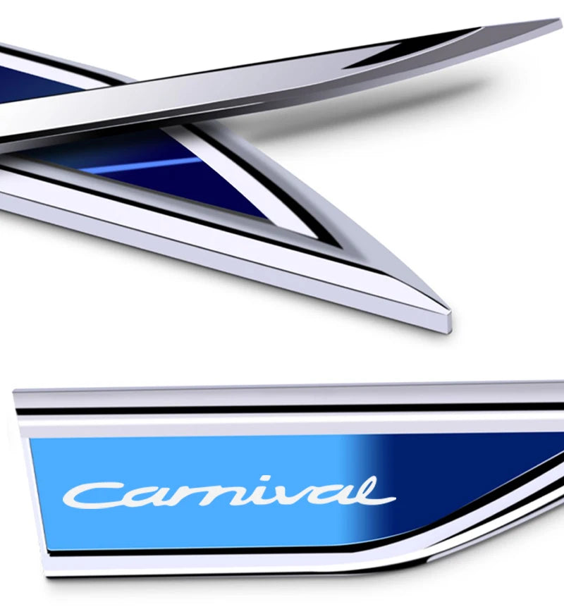 2pcs car accessory Side Doors Blade car stickers car accessories interiors for kia carnival