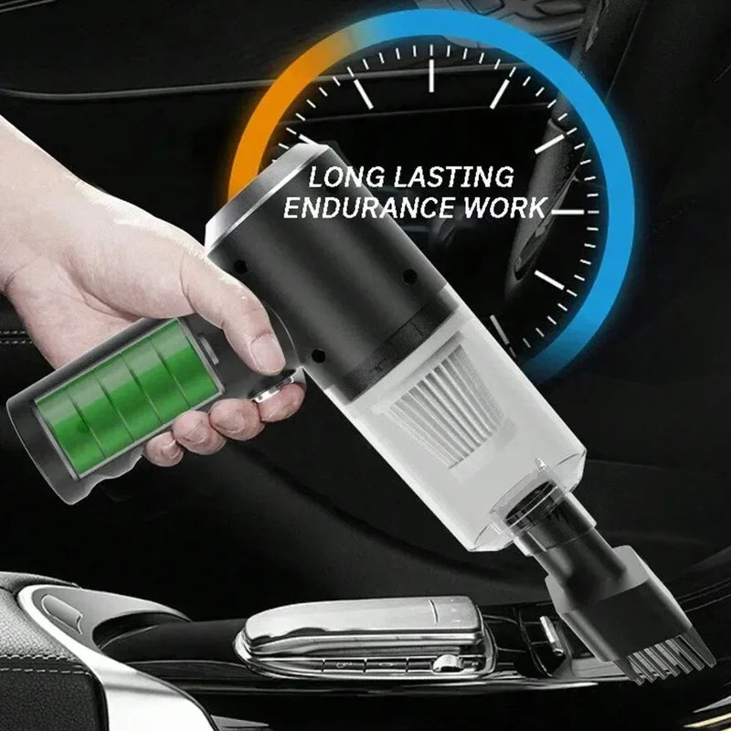 Car Vacuum Cleaner Compact Durable USB Rechargeable Recyclable Dirty Car Interior Car Protection Car Accessories tools