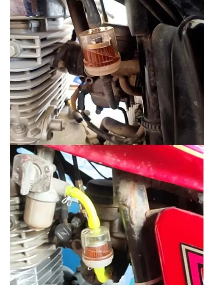 Motorcycle Gasoline Gas Fuel Filter Universal Car Gasoline Oil Filter Universal Moped Scooter Dirt Bike ATV Fuel Filter Tools