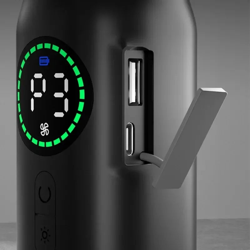 Portable Wireless Automotive Vacuum Cleaner Dual Purpose for Home and Automobile 120W High Power Powerful Vacuum Cleaner