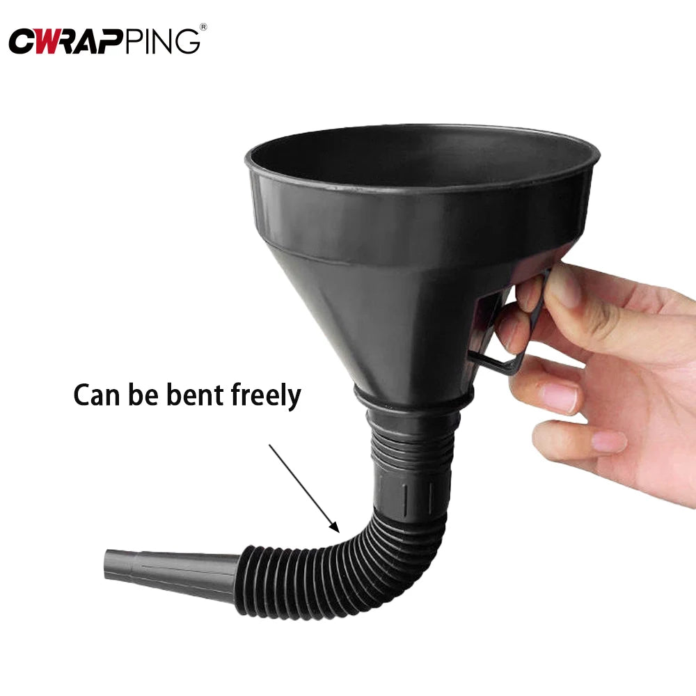 Car Gadgets Auto Refueling Funnel Detachable Hose with Filter Long Mouth Funnel Motorcycle Refueling Engine Oil Funnel Tool