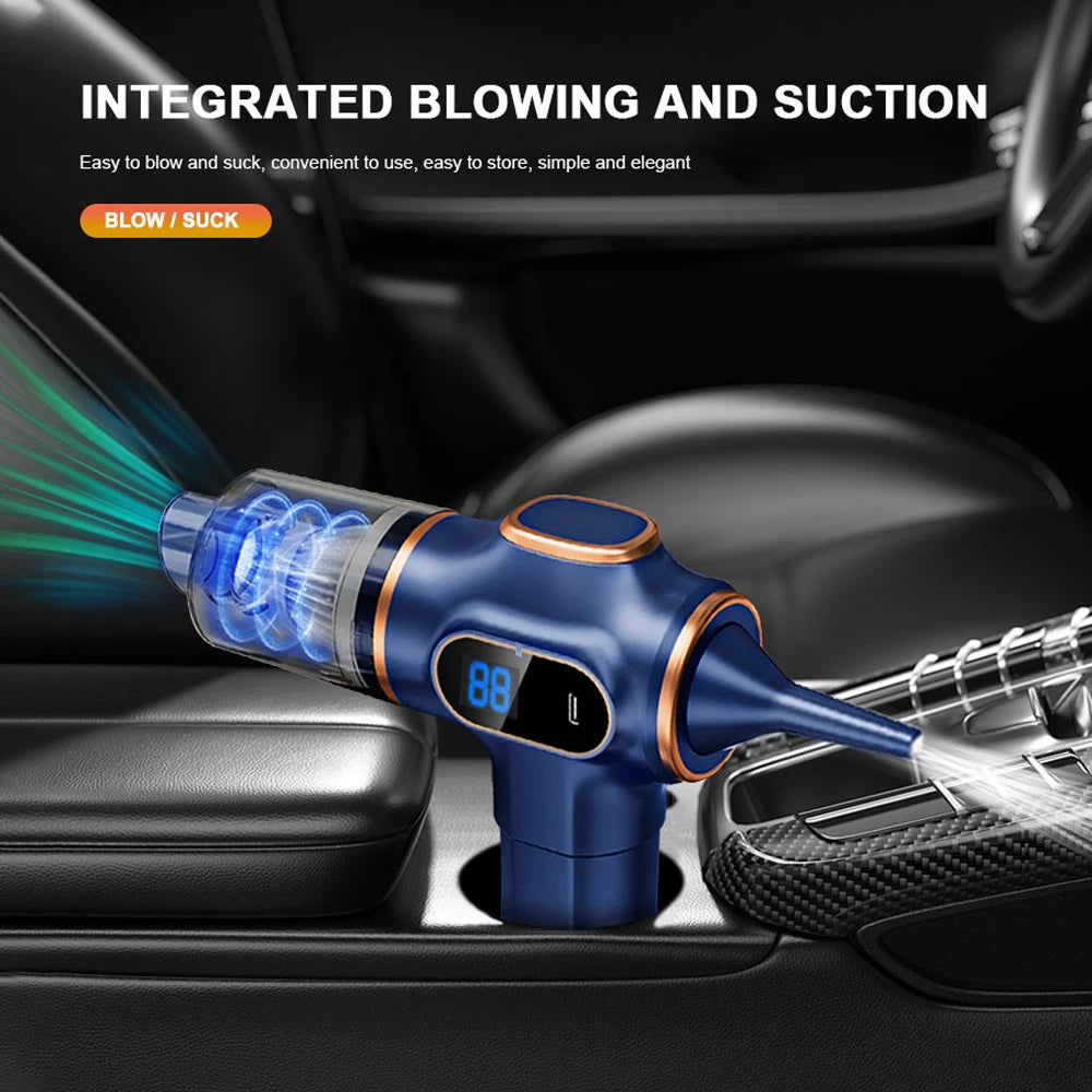Mini Car Vacuum Cleaner 135000PA Strong Suction Portable Handheld Vacuum Clean For Suzuki Grand Vitara 800cc 1000cc 400cc 125cc