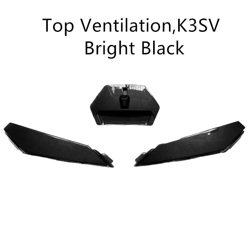 Motorcycle Helmet Accessories for AGV K1 K3SV K5 K3 K4 base Nose peak K1 Mouth Ventilation Top Ventilation Back Bottom accessory