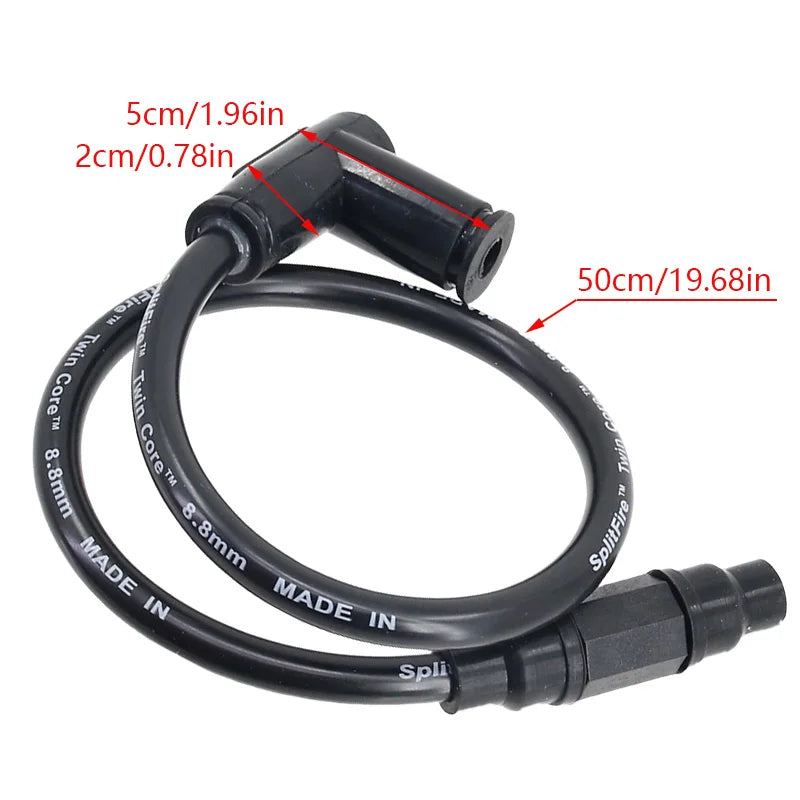 Spark Plug lridium Cable For Dirt Bike Racing Go Kart ATV Scooter Moto Motorcycle lgnition Coil Universal