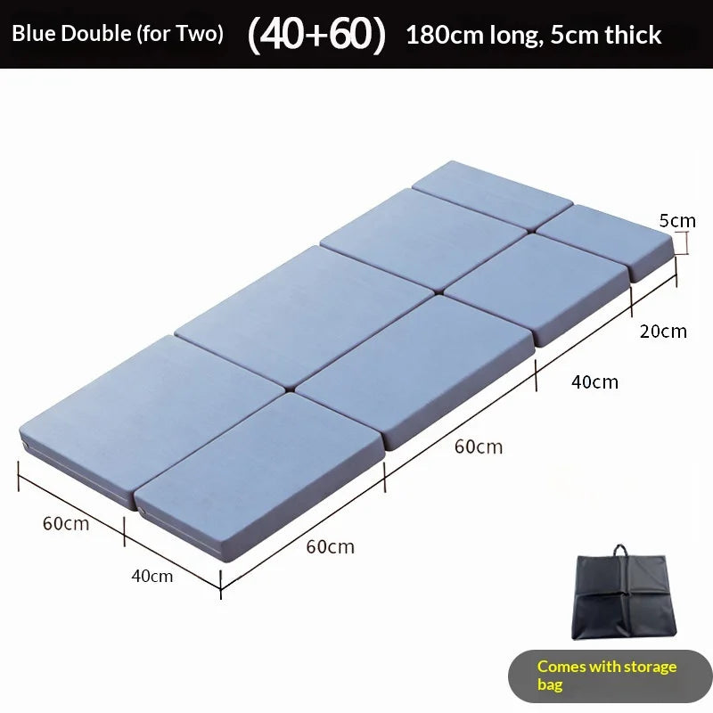 Folding Car Travel Bed Back Seat Bed SUV Portable Kids Adults Velour Durable Pump Road Trip Camping Sleep in Car Bed Mattress