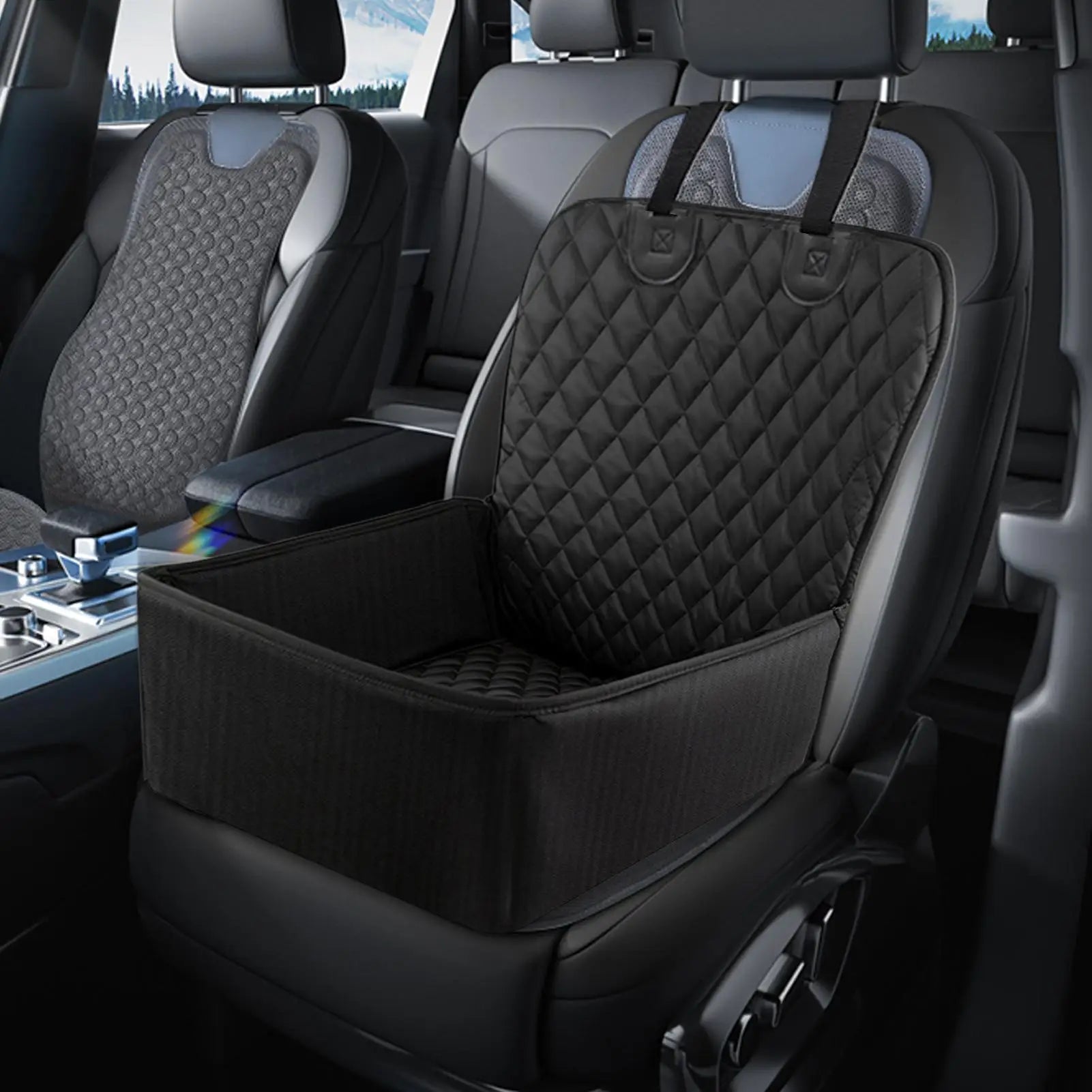 For Truck Dog Car Seat Large Waterproof Pet Seat Cover for Cars Booster Cushion Protector Carrier for Bed Barrier Backseat Truck