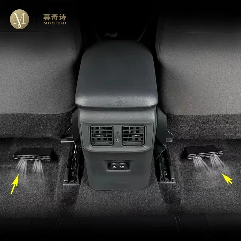 For Hyundai Palisade 2020-2023 Car interior Air conditioning vent Protective cover Vent Cover Rear Seat anti dust Accessories