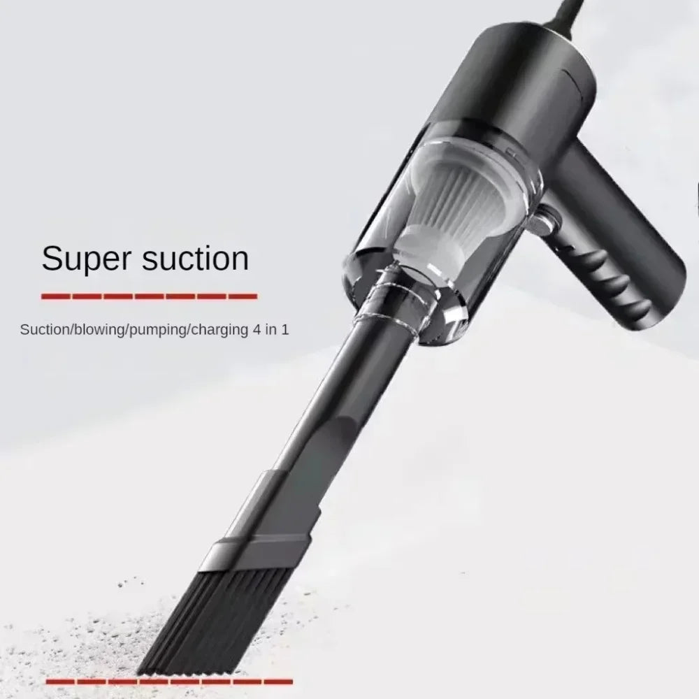 New 120W Vacuum Cleaner Portable Car Vacuum Cleaner USB Charging Handheld Cordless Powerful Suction for Auto/Home/Office/Pet Hai