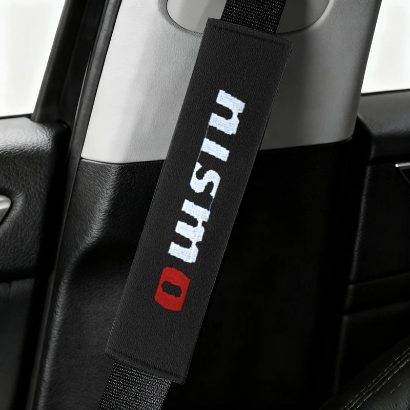 Car Interior Accessories Auto Seat Belt Cover Shoulder Pads for Nismo Nissan Juke Tiida Teana GTR 350Z 370Z 240SX Fairlady