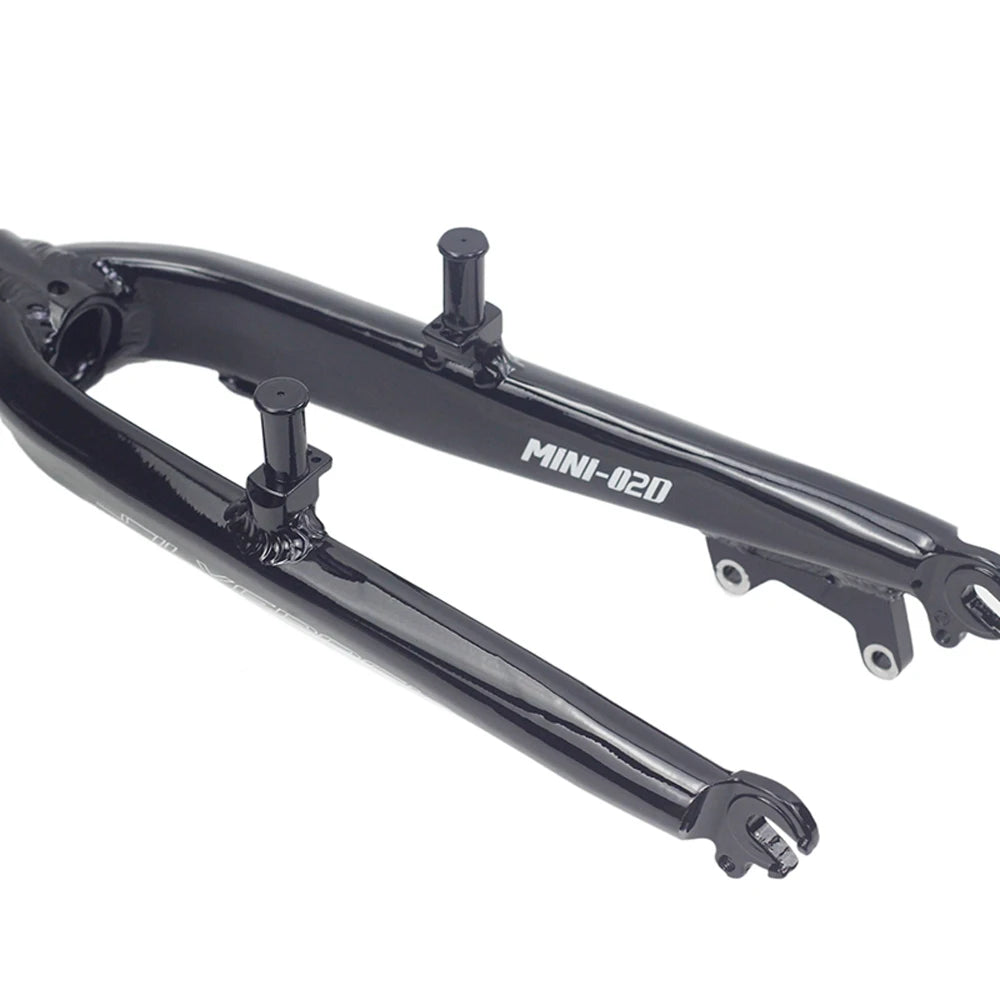 Front Fork 20 Inch 406/451 Small Wheel Bicycle V-brake/disc Brake Aluminum Alloy Hard Fork Folding Bicycle Accessories