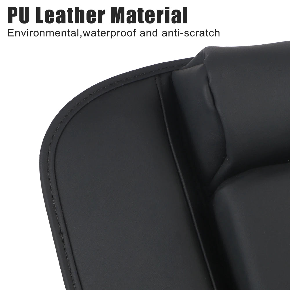 With Cup Holder for Cellphones Car Interior Accessories Car Seat Gap Organizer Auto Console Side Storage Box Pu Leather