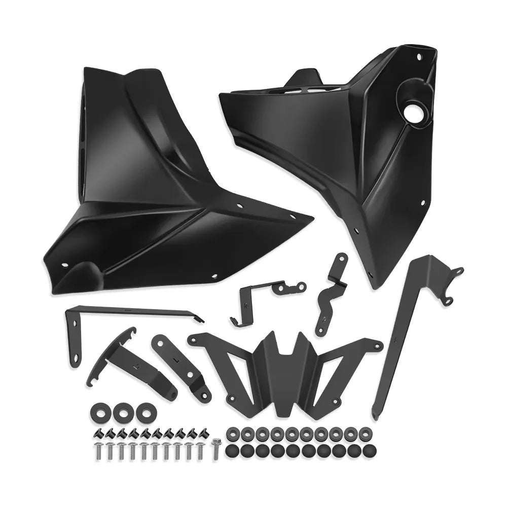 For MT 07 mt07 2021-2024 2023 Motorcycle Accessories Engine Fairing Chassis Guard Exhaust Guard Protective Cover Spoiler Kit