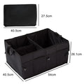 Big Capacity Car Trunk Organizer Collapsible Storage Box Eco-Friendly Durable Auto Cargo Organizer for SUV Truck Travel
